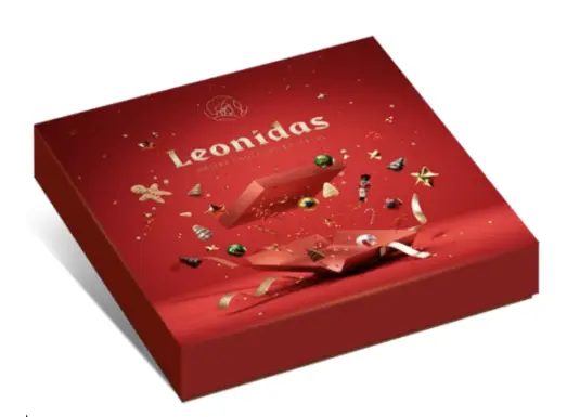 Leonidas Kerst Zanzibar Rood - 16 Bonbons